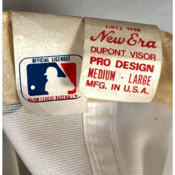 Vintage 1990 Oakland A's AL Champs Snapback Hat New Era USA High Crown - Picture 9 of 9